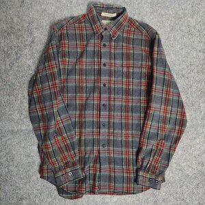 LL Bean Flannel Shirt Men S Traditional Fit Multicolor Scotch Plaid Button Down‎